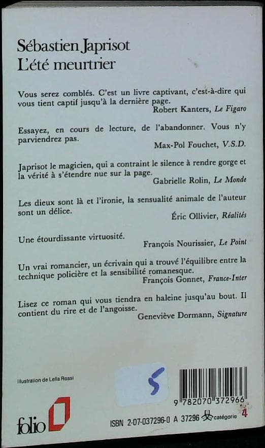 L'été meurtrier : livres pas cher d'occasion, de seconde main de l'association Lire et Créer