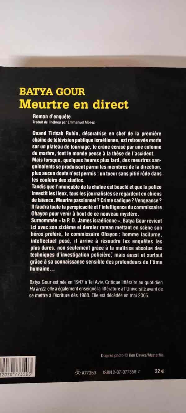 Meurtre en direct : livres pas cher d'occasion, de seconde main de l'association Lire et Créer