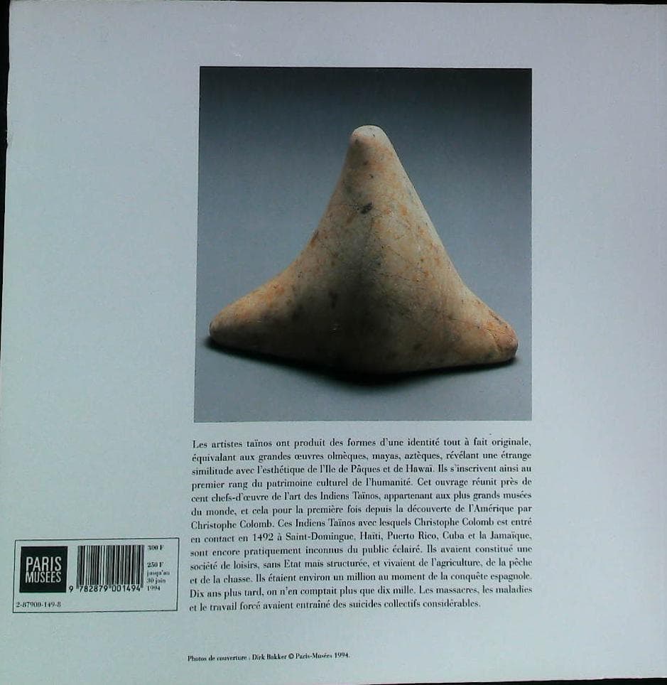 L'art des sculpteurs taïnos: chefs-d'œuvre des grandes Antilles précolombiennes : livres pas cher d'occasion, de seconde main de l'association Lire et Créer