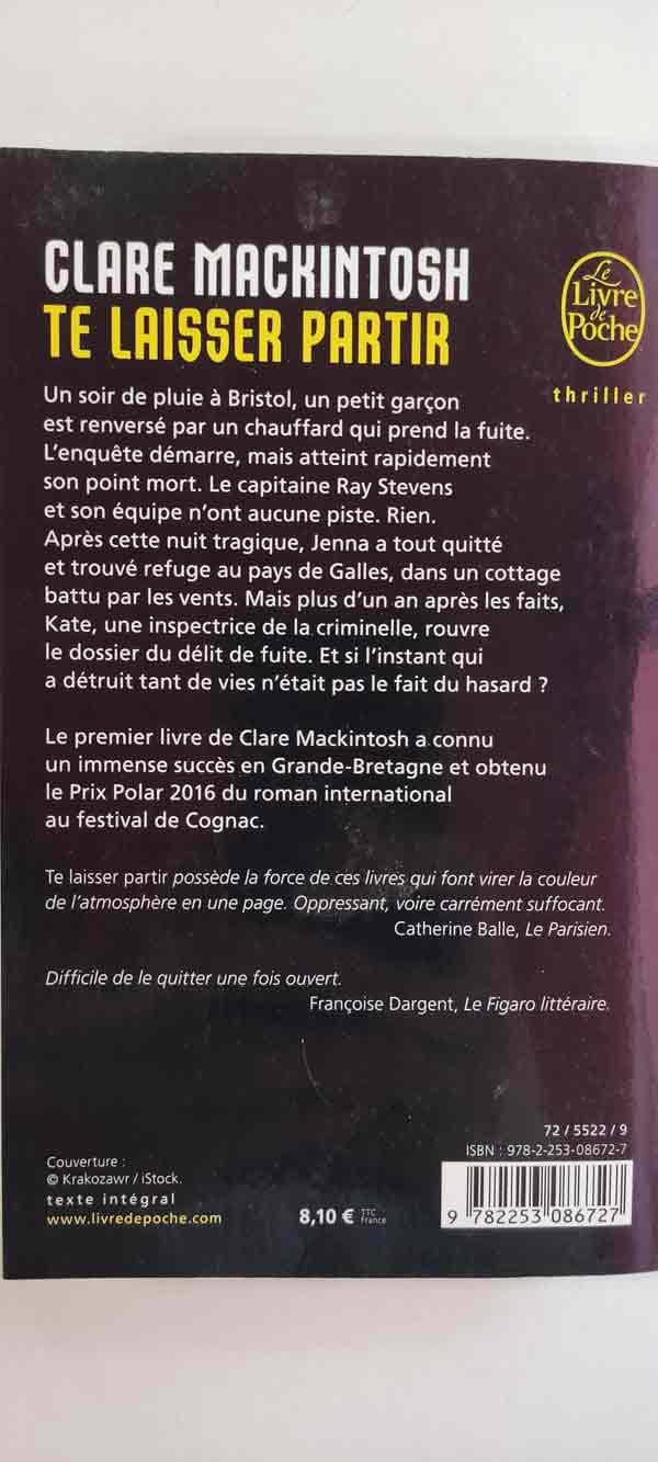 Te laisser partir : livres pas cher d'occasion, de seconde main de l'association Lire et Créer
