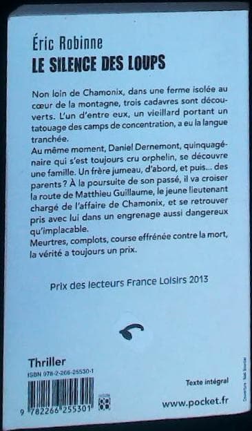 Le silence des loups : livres pas cher d'occasion, de seconde main de l'association Lire et Créer
