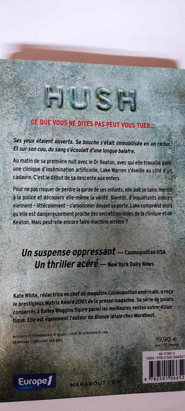 Hush : livres pas cher d'occasion, de seconde main de l'association Lire et Créer