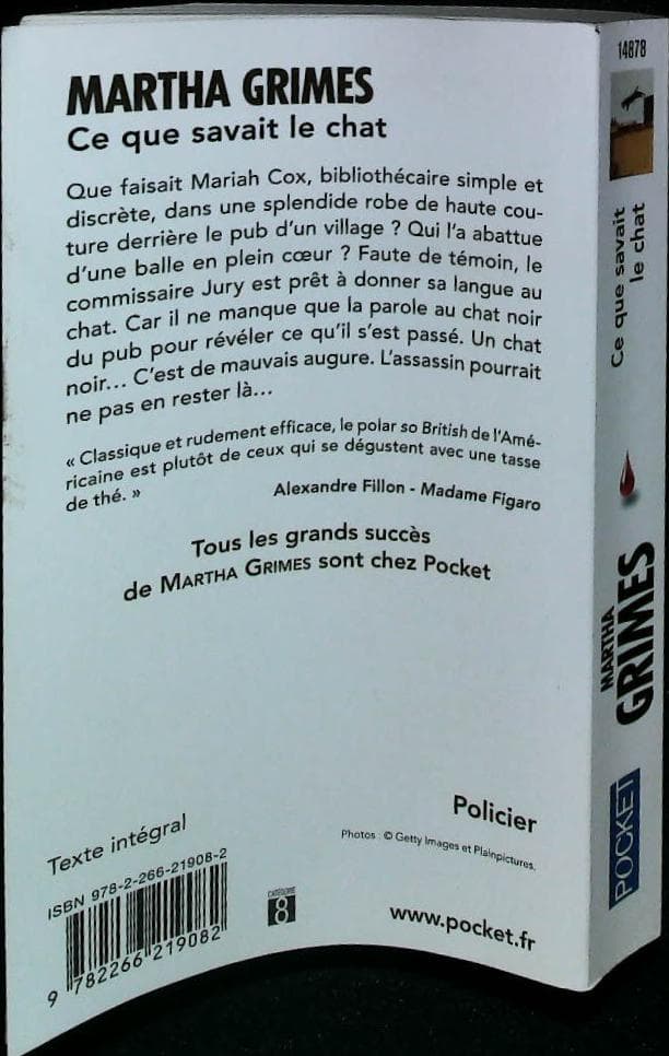 Ce que savait le chat/ Une enquête de Richard JURY : livres pas cher d'occasion, de seconde main de l'association Lire et Créer