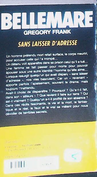 Sans laisser d'adresse : livres pas cher d'occasion, de seconde main de l'association Lire et Créer