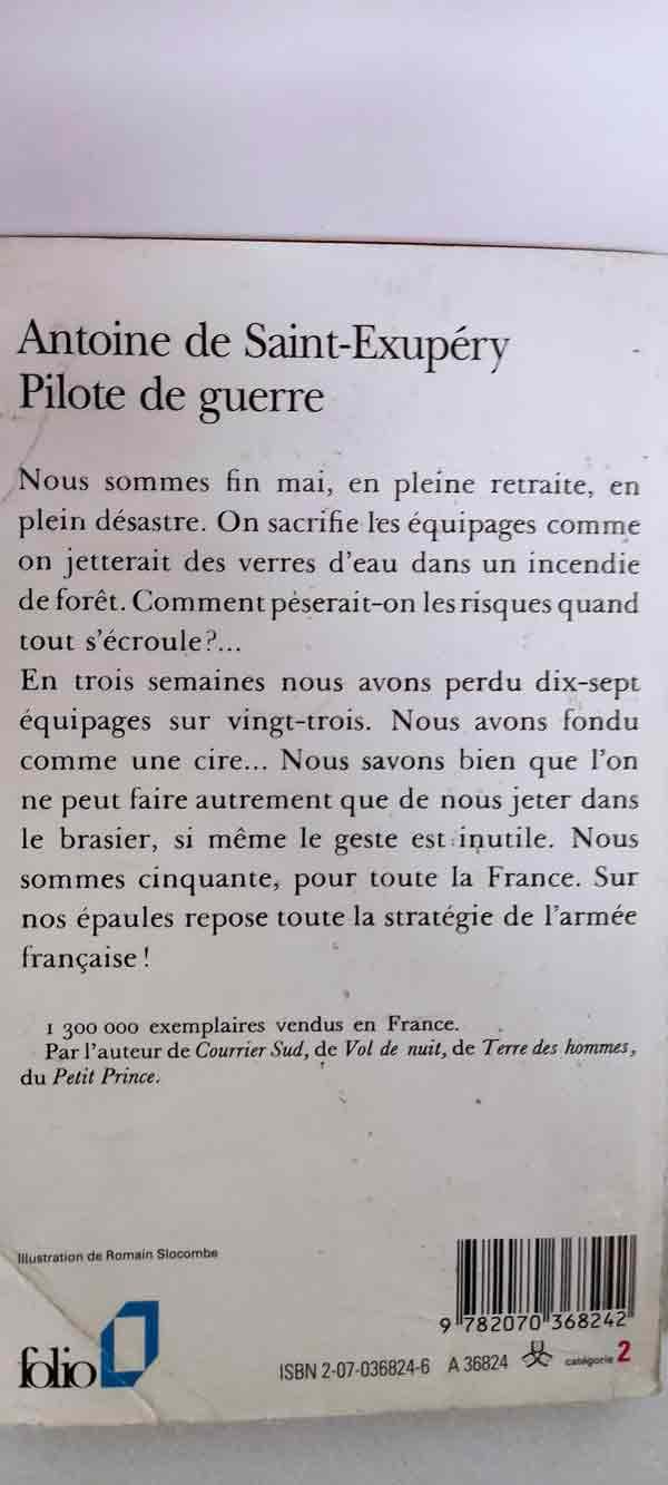 Pilote de guerre : livres pas cher d'occasion, de seconde main de l'association Lire et Créer