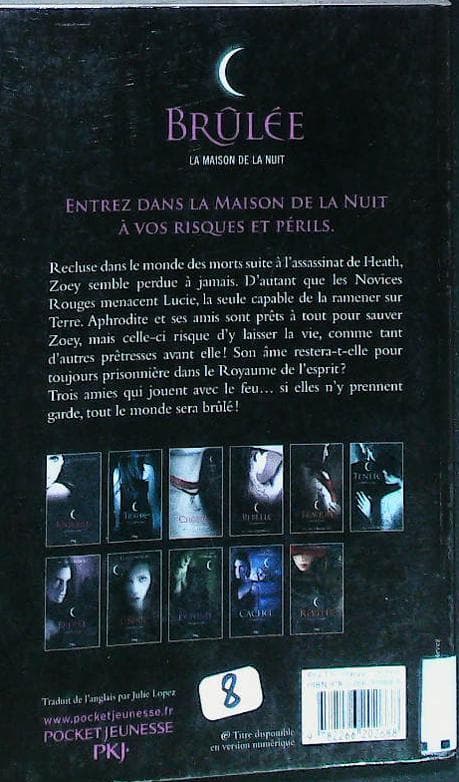 Brûlée: La maison de la nuit - tome 7 : livres pas cher d'occasion, de seconde main de l'association Lire et Créer