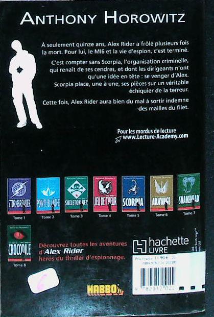 Alex Rider - T9: Le réveil de Scorpia : livres pas cher d'occasion, de seconde main de l'association Lire et Créer