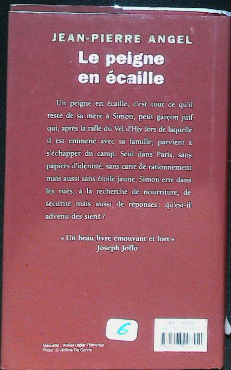 Le peigne en écaille : livres pas cher d'occasion, de seconde main de l'association Lire et Créer