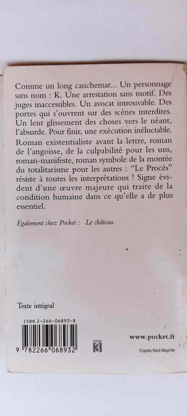 Le procès : livres pas cher d'occasion, de seconde main de l'association Lire et Créer