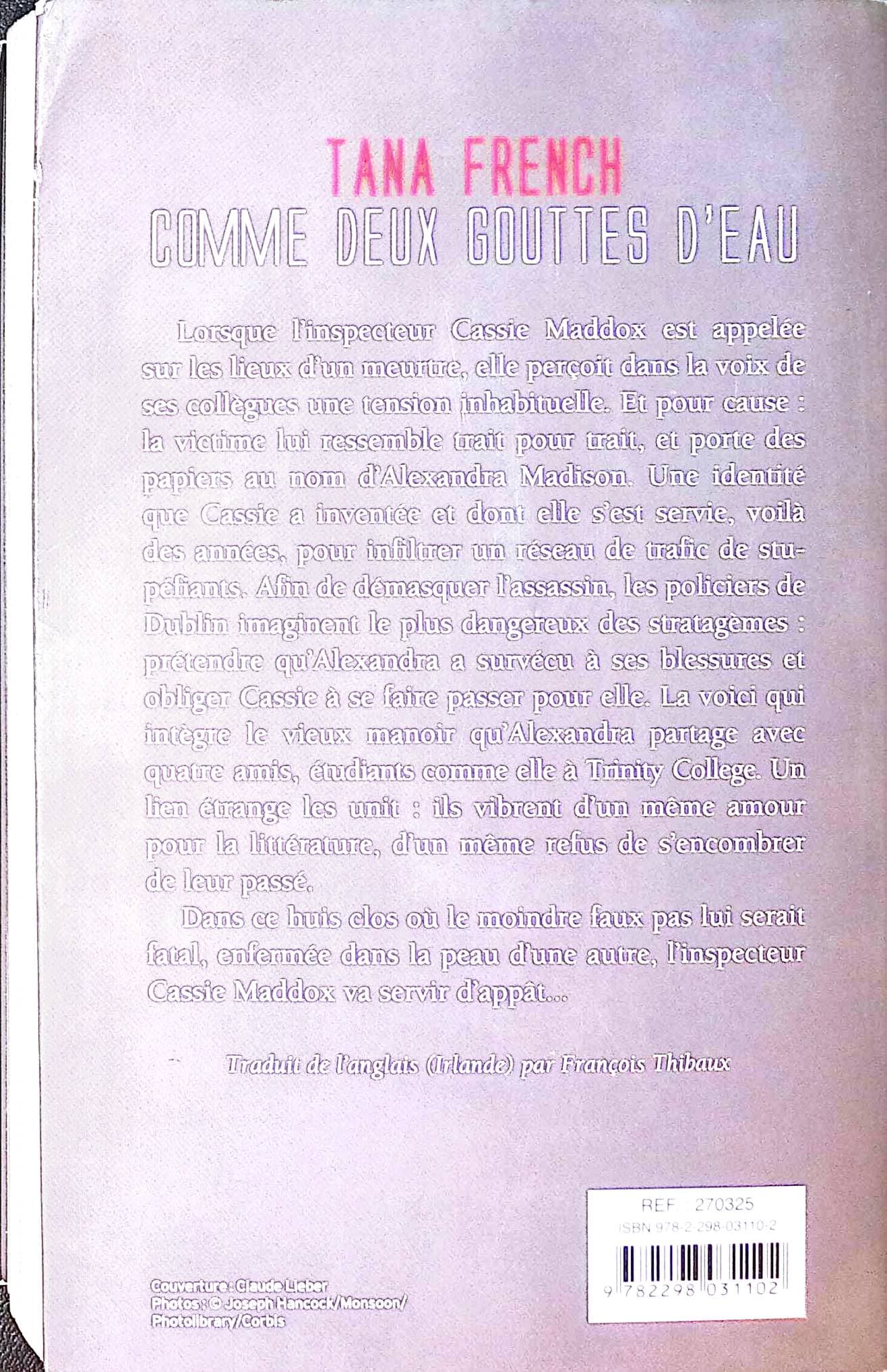 Comme deux gouttes d'eau : livres pas cher d'occasion, de seconde main de l'association Lire et Créer