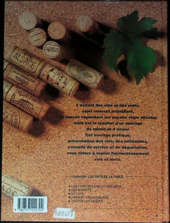 L'accord des vins et des mets : livres pas cher d'occasion, de seconde main de l'association Lire et Créer