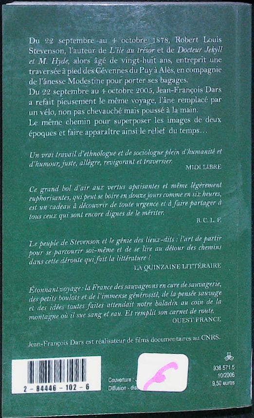 Voyage avec stevenson dans les cevennes : livres pas cher d'occasion, de seconde main de l'association Lire et Créer