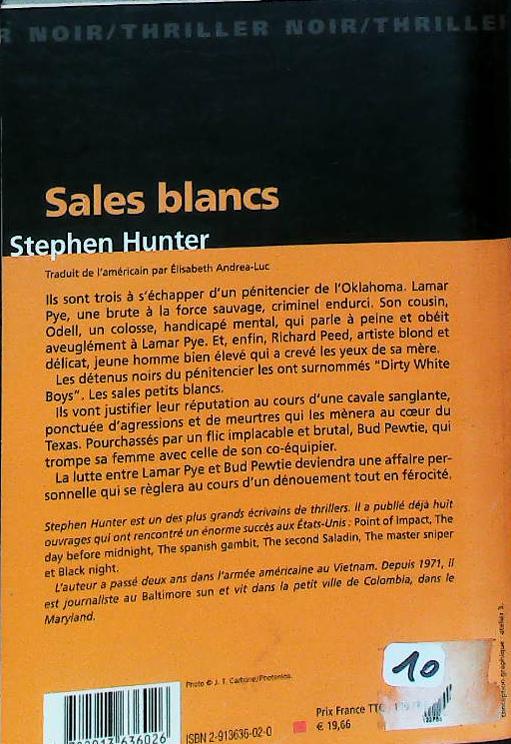 Sales blancs : livres pas cher d'occasion, de seconde main de l'association Lire et Créer