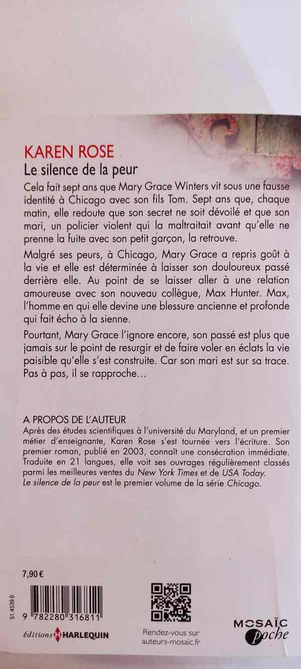 Le silence de la peur : livres pas cher d'occasion, de seconde main de l'association Lire et Créer