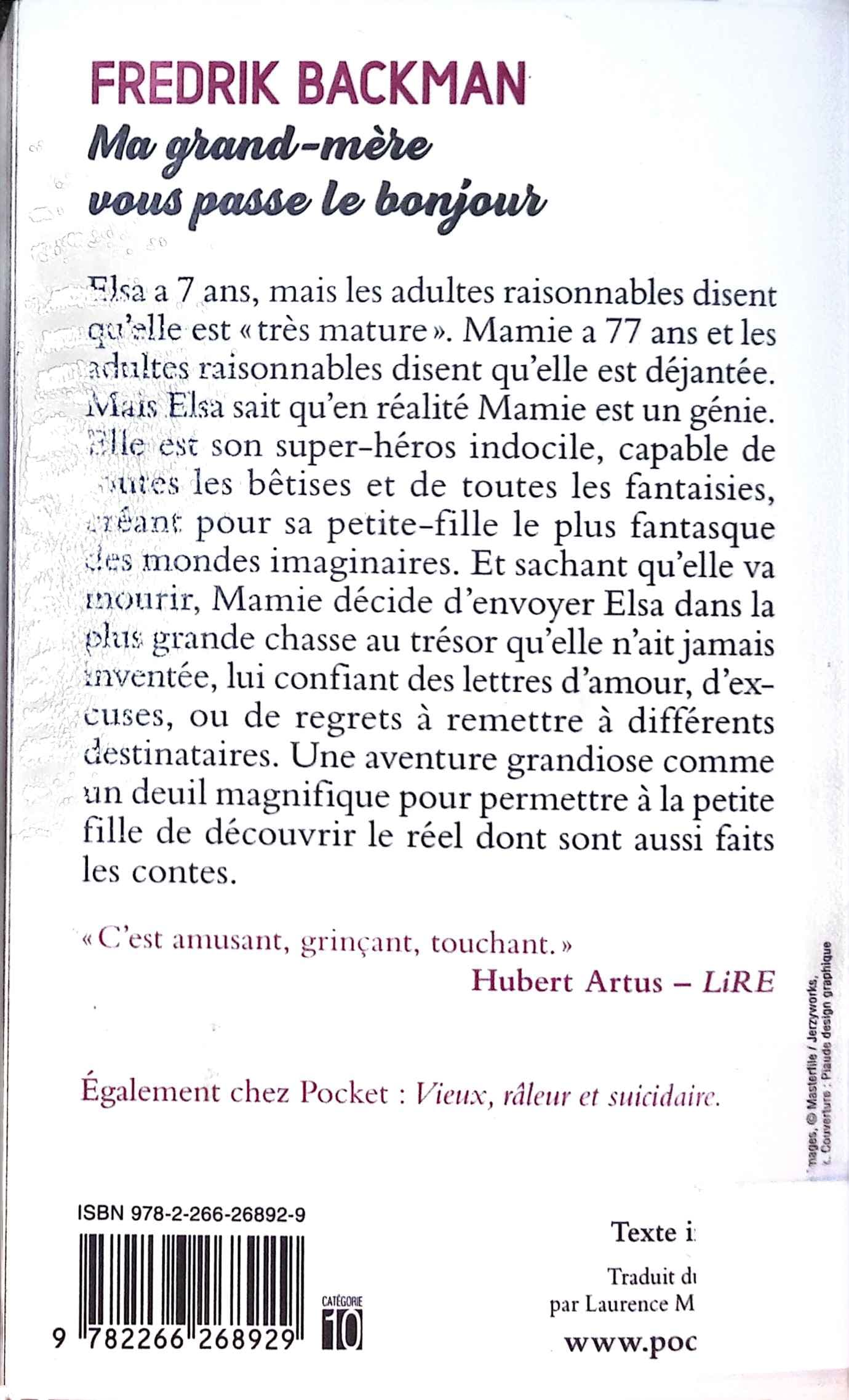 Ma grand-mère vous passe le bonjour : livres pas cher d'occasion, de seconde main de l'association Lire et Créer