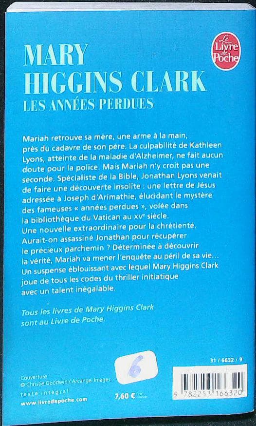Les années perdues : livres pas cher d'occasion, de seconde main de l'association Lire et Créer