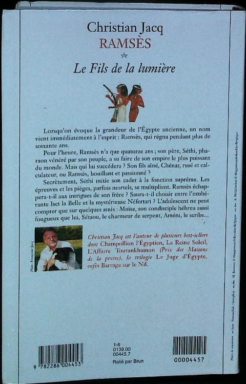 Ramsès TOME 1 : Le fils de la lumière : livres pas cher d'occasion, de seconde main de l'association Lire et Créer