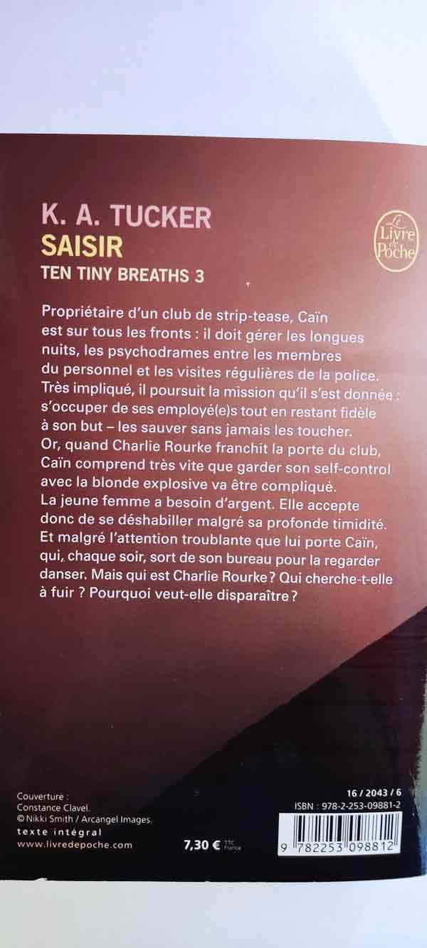 Saisir:Ten tiny breaths, T3 : livres pas cher d'occasion, de seconde main de l'association Lire et Créer