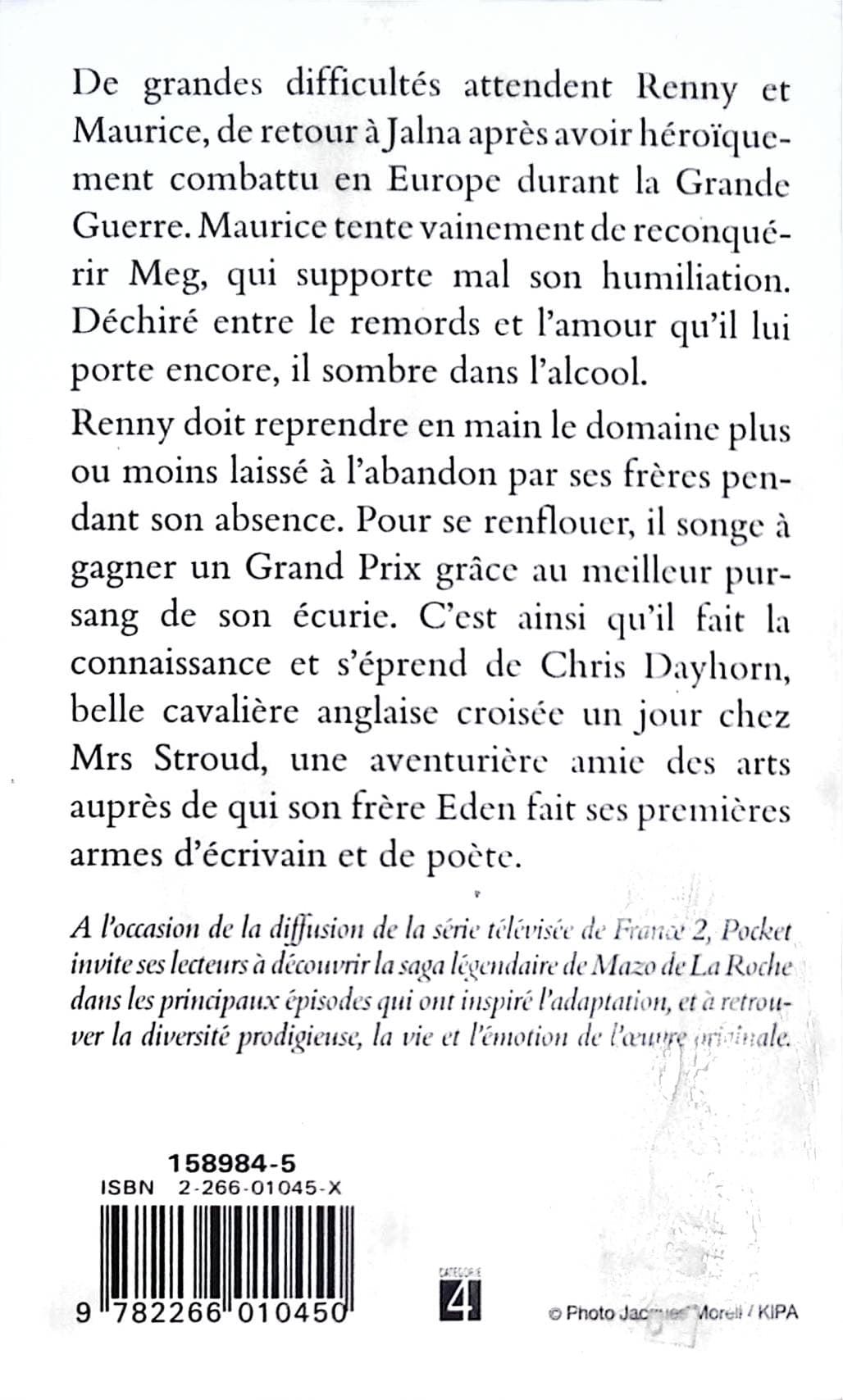 L'héritage des whiteoak : livres pas cher d'occasion, de seconde main de l'association Lire et Créer