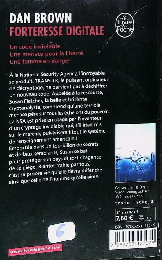 Forteresse digitale : livres pas cher d'occasion, de seconde main de l'association Lire et Créer