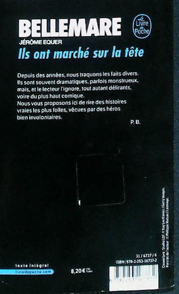 Ils ont marché sur la tête : livres pas cher d'occasion, de seconde main de l'association Lire et Créer