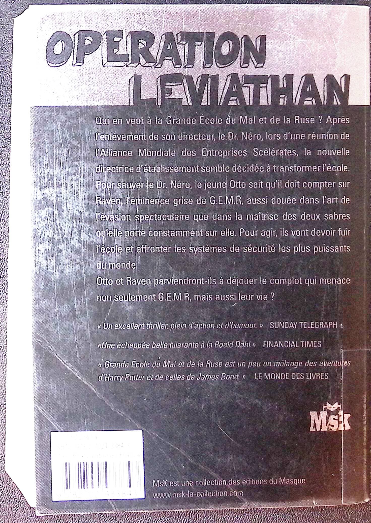 Opération Léviathan : livres pas cher d'occasion, de seconde main de l'association Lire et Créer
