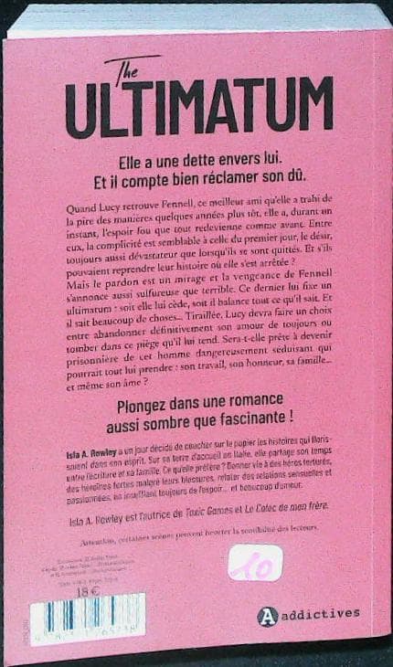 The ultimatum : livres pas cher d'occasion, de seconde main de l'association Lire et Créer