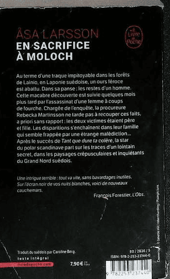 En sacrifice à MOLOCH : livres pas cher d'occasion, de seconde main de l'association Lire et Créer