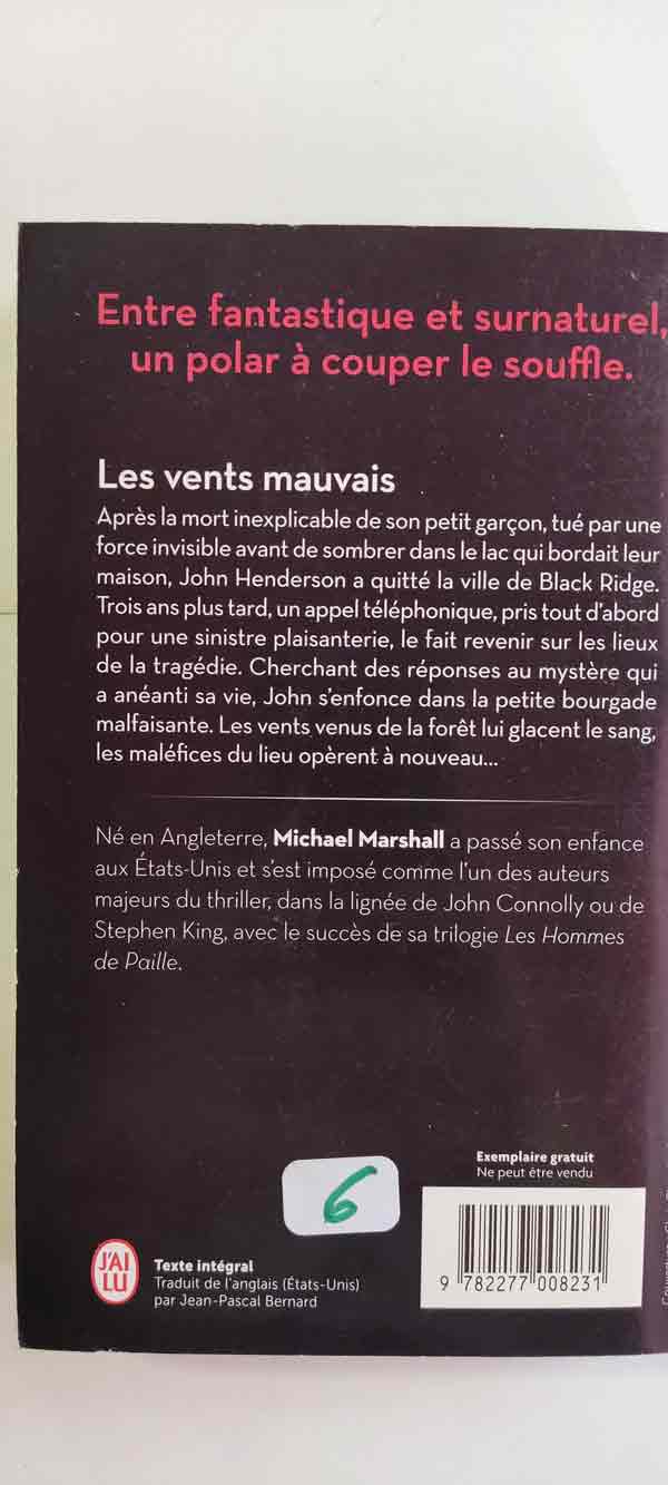Les vents mauvais : livres pas cher d'occasion, de seconde main de l'association Lire et Créer