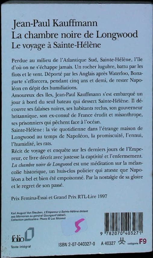 Chambre noire de Longwood : livres pas cher d'occasion, de seconde main de l'association Lire et Créer