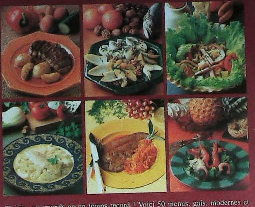 50 menus en 30 minutes : livres pas cher d'occasion, de seconde main de l'association Lire et Créer