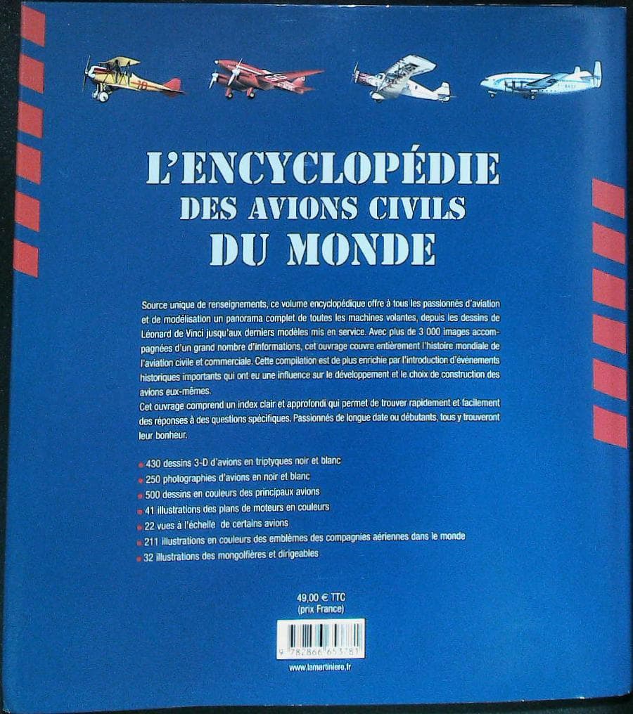 L'encyclopédie des avions civils du monde : livres pas cher d'occasion, de seconde main de l'association Lire et Créer