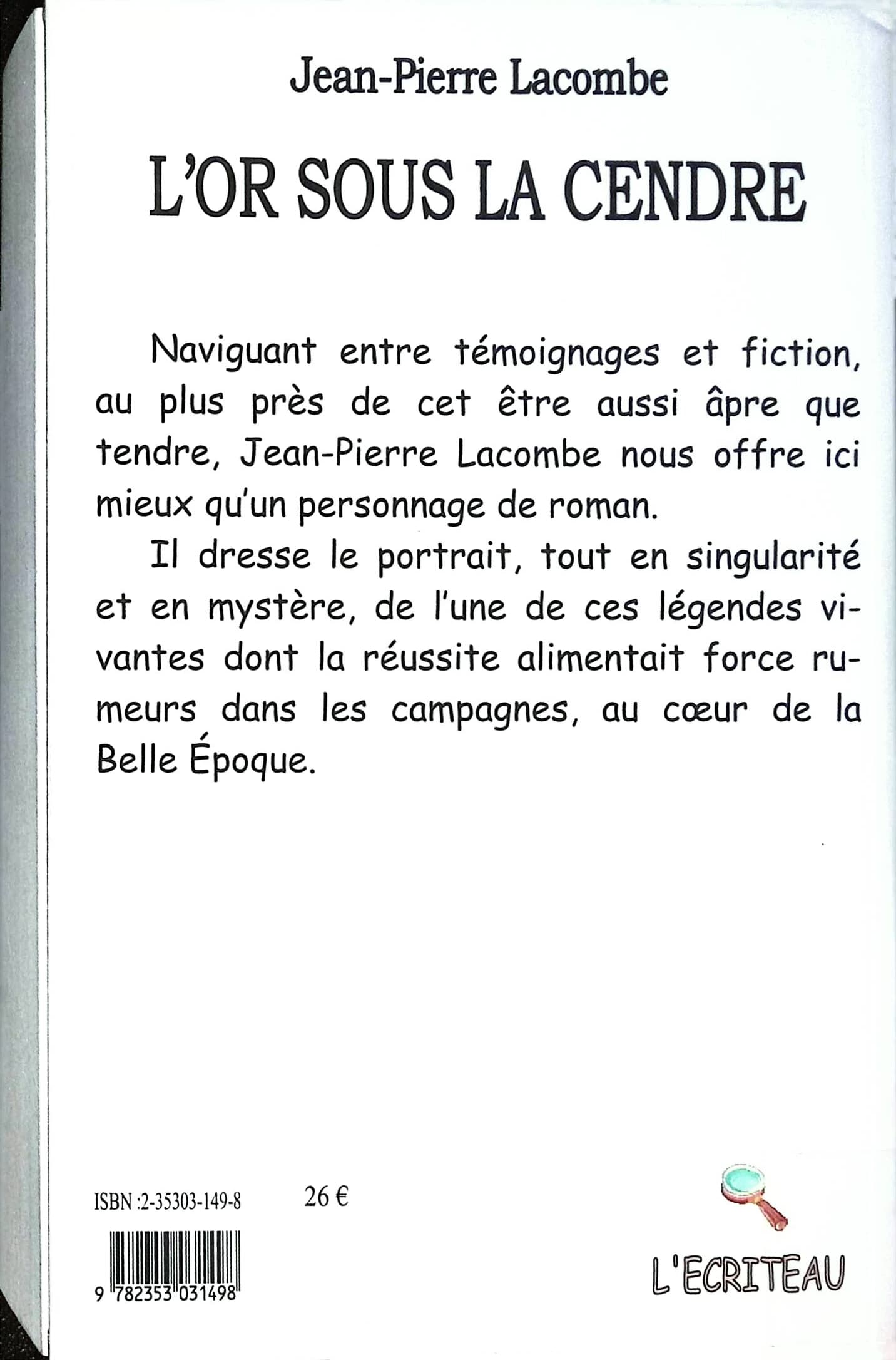 L'or sous la cendre : livres pas cher d'occasion, de seconde main de l'association Lire et Créer