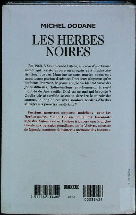 Les herbes noires : livres pas cher d'occasion, de seconde main de l'association Lire et Créer