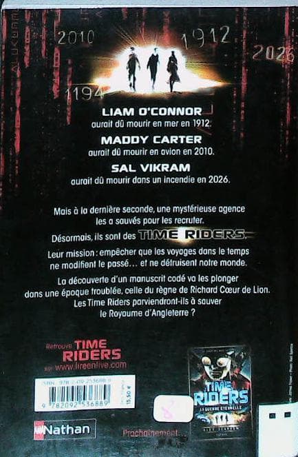 TIME RIDERS T3: code apocalypse : livres pas cher d'occasion, de seconde main de l'association Lire et Créer