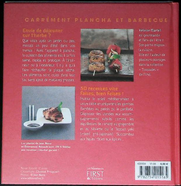 Carrément plancha et barbecue : livres pas cher d'occasion, de seconde main de l'association Lire et Créer