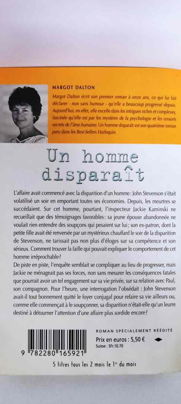 Un homme disparait : livres pas cher d'occasion, de seconde main de l'association Lire et Créer