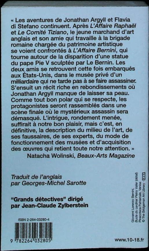L'affaire bernini : livres pas cher d'occasion, de seconde main de l'association Lire et Créer