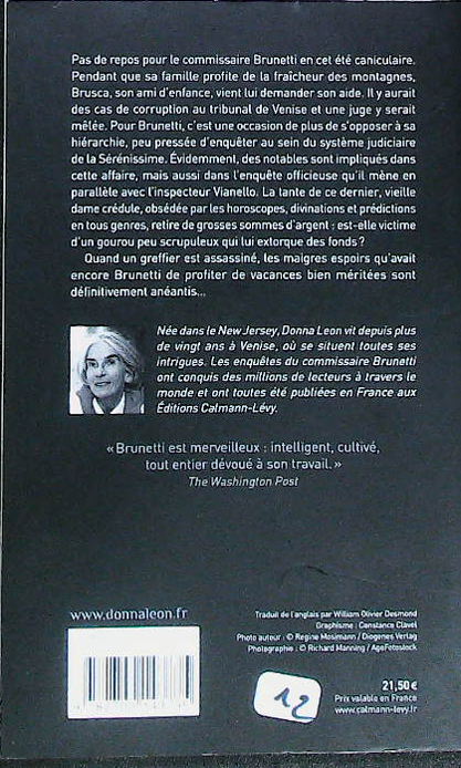 BRUNETTI et le mauvais augure : livres pas cher d'occasion, de seconde main de l'association Lire et Créer