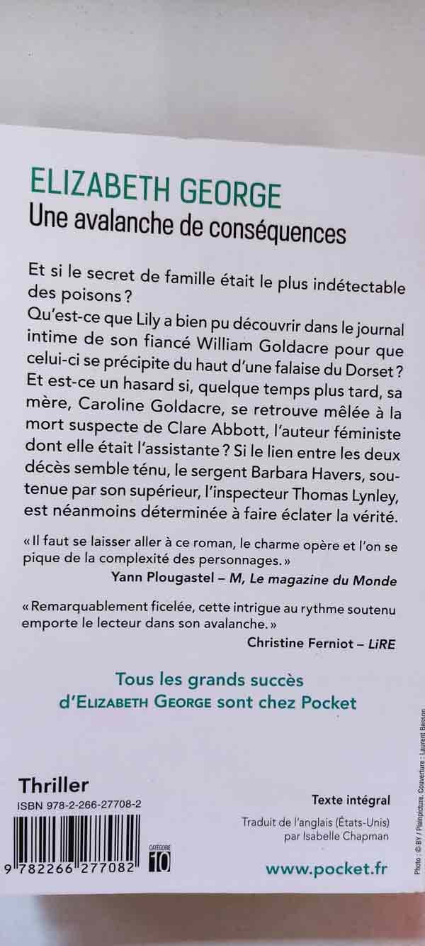 Une avalanche de conséquences : livres pas cher d'occasion, de seconde main de l'association Lire et Créer
