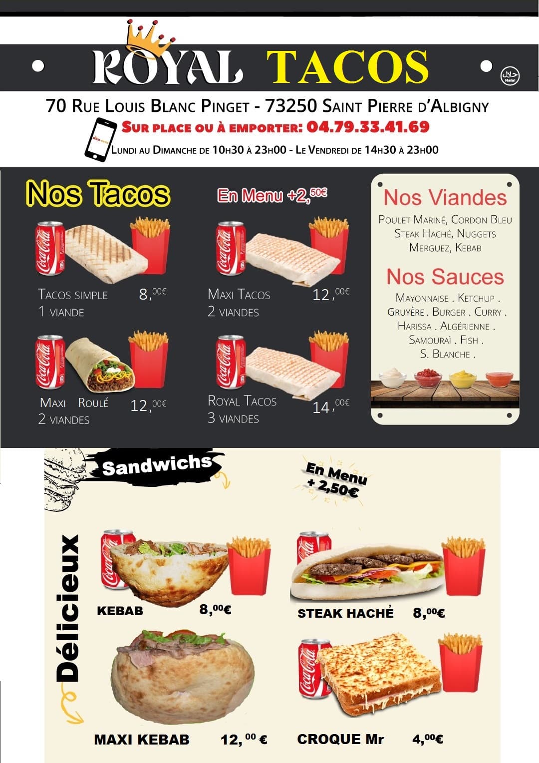 logo du partenaire de Lire et créer vente de livre d'occasion : ROYAL TACOS